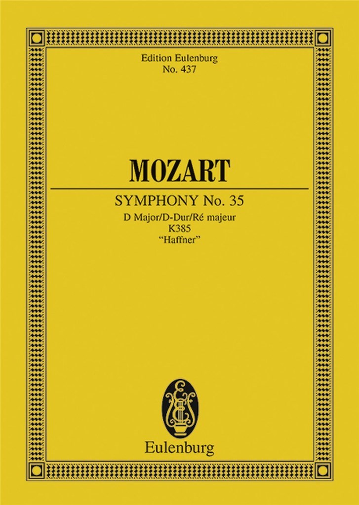 Sinfonia K 385 Re (Haffner) (Kroyer)